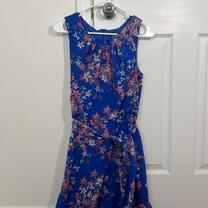 JH Blue flowered dress